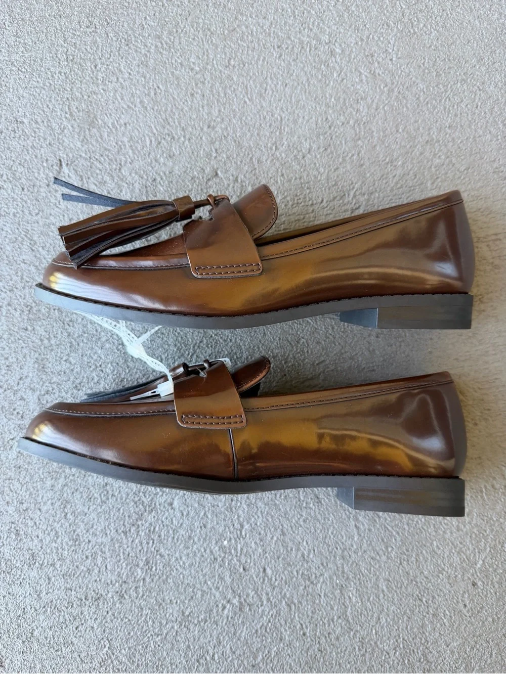 GB Gianni Bini Teachers-Pet Shiny Tassel Loafers 6.5M